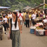 Food markets, Vientianne